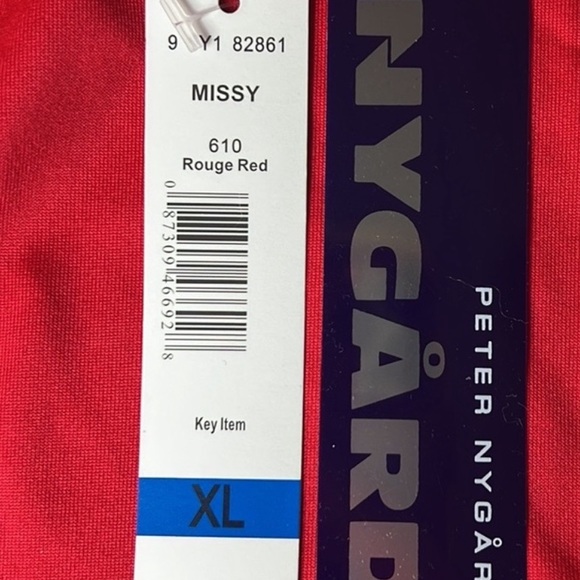 Nygard Red Sleeveless Tank Top Red Top - Picture 4 of 6